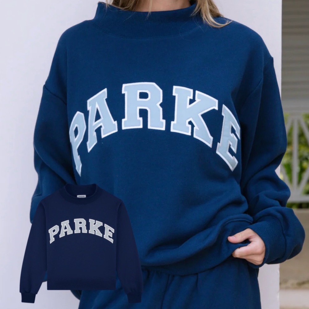 Parke Varsity Mockneck - NWT